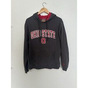 Vintage Colosseum Men Large The Ohio State Buckeyes Sweatshirt Black Hooded Vtg
